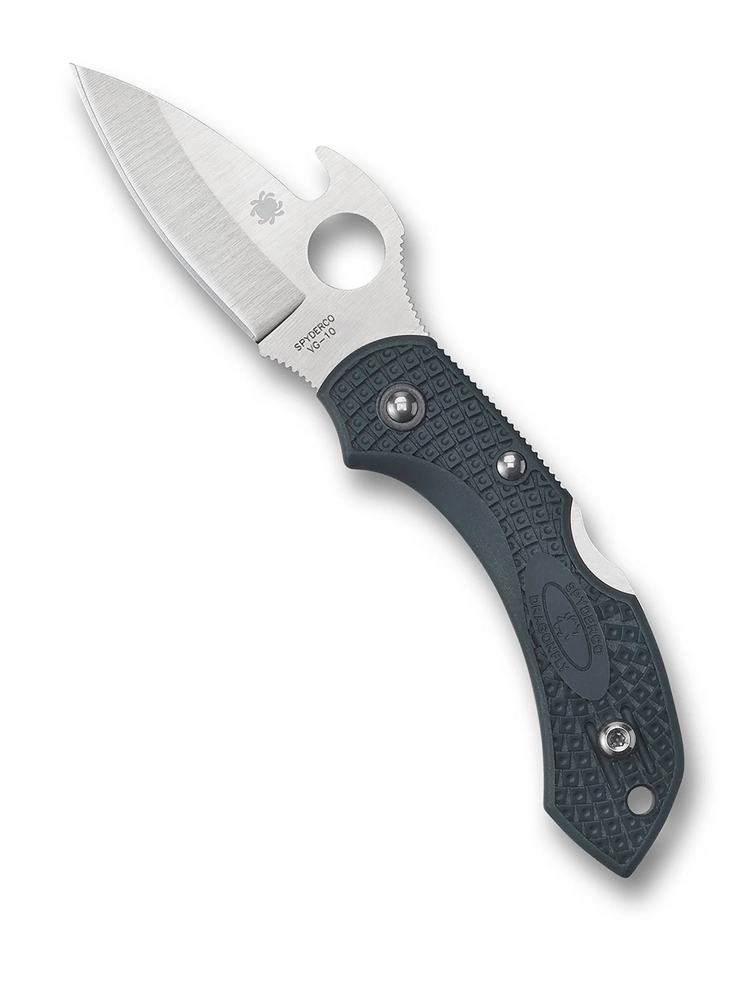 Spyderco Dragonfly™ 2 Emerson Opener Folding Knife – 2.28" VG-10 Saber-Grind Blade, FRN Handle | C28PGYW2