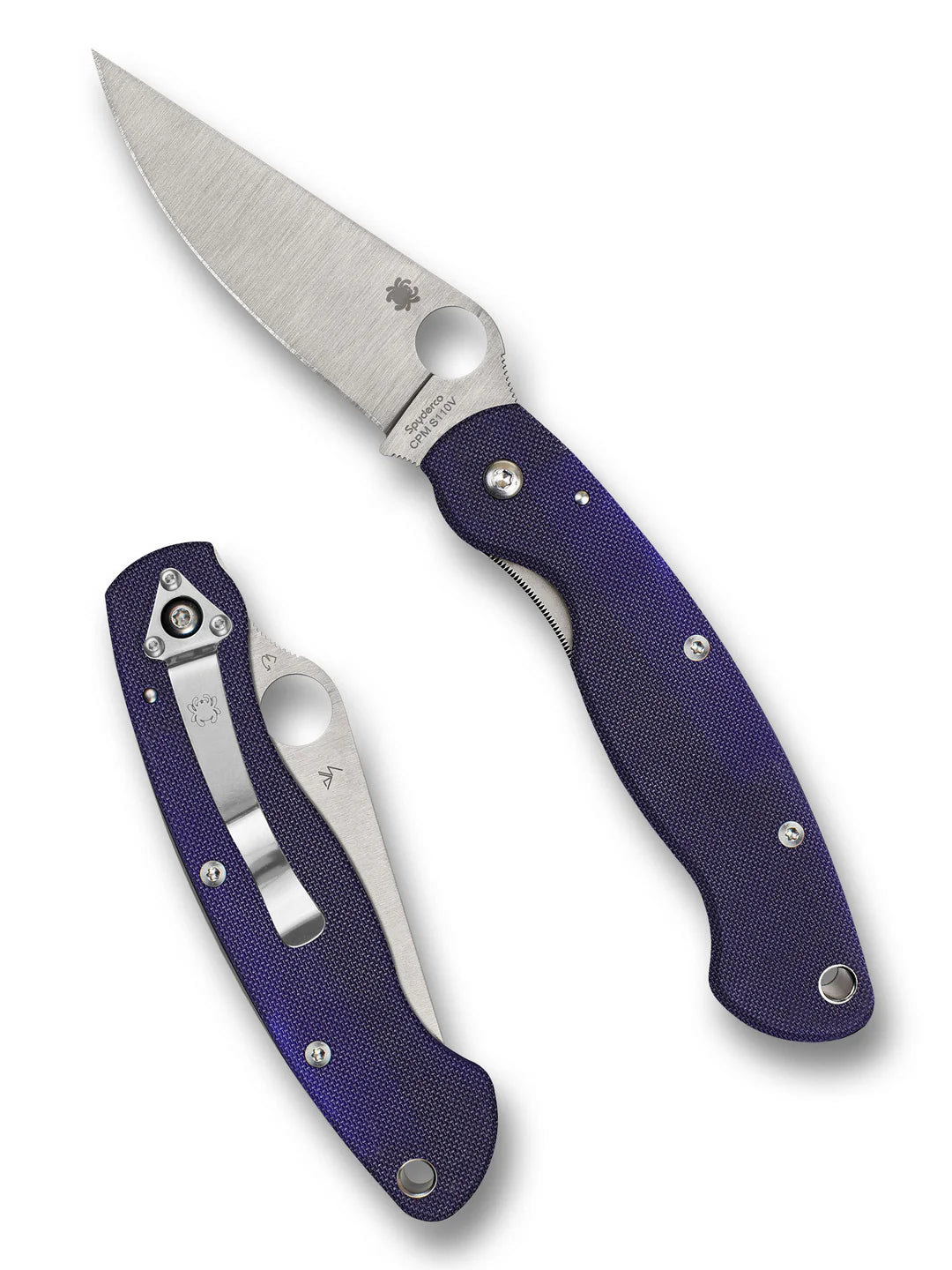 Spyderco Military™ Model CPM S110V  Premium High-Performance Tactical Folding Knife