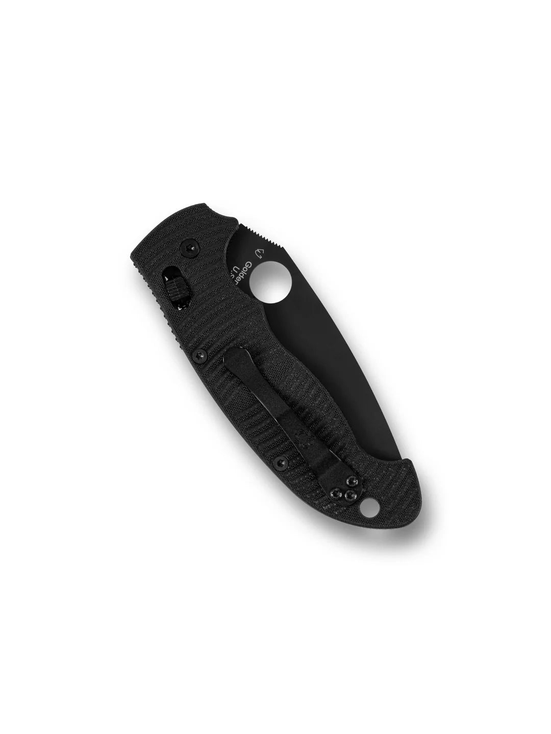 SPYDERCO Manix® 2XL Salt® Black G-10 CPM® MagnaCut® Black Blade C95GMCBKP2