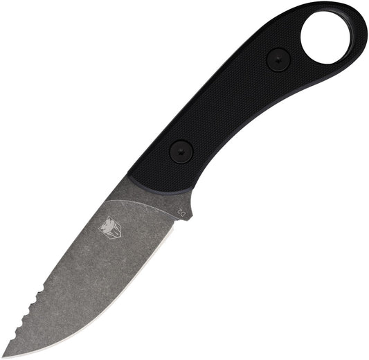 CobraTec Skinner Fixed Blade D2 CBTD2BLKG2