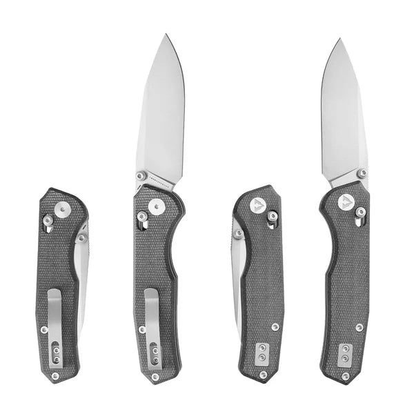 CMB Explorer CMB-18C – 14C28N Satin Blade Axis Lock Folding Knife with Micarta Handle