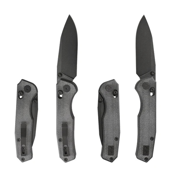 CMB Explorer CMB-18B 14C28N Axis Lock Knife Micarta Handle PVD Stonewash Finish