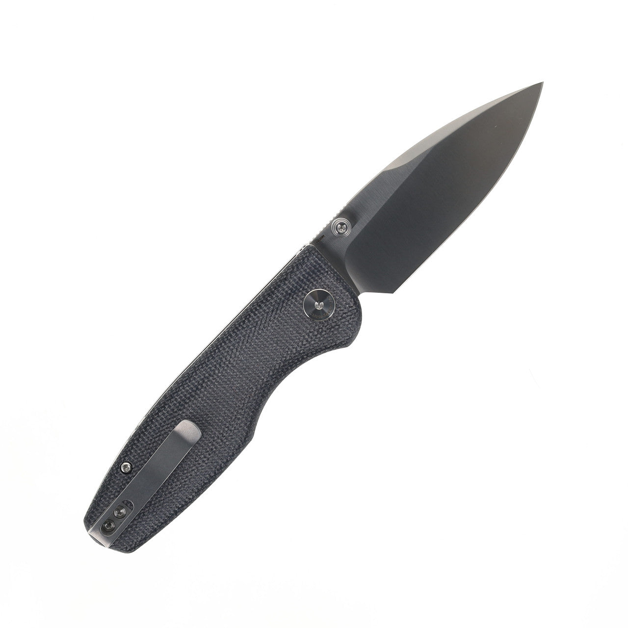 CMB Predator V3 Folding Knife Black Micarta 14C28N Plain Edge Satin Finish CMB-19C