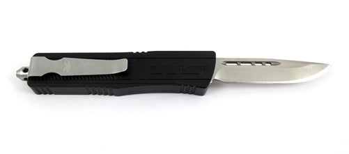 CobraTec® Small Sidewinder OTF Automatic Knife – Satin D2 Drop Point sbswdns