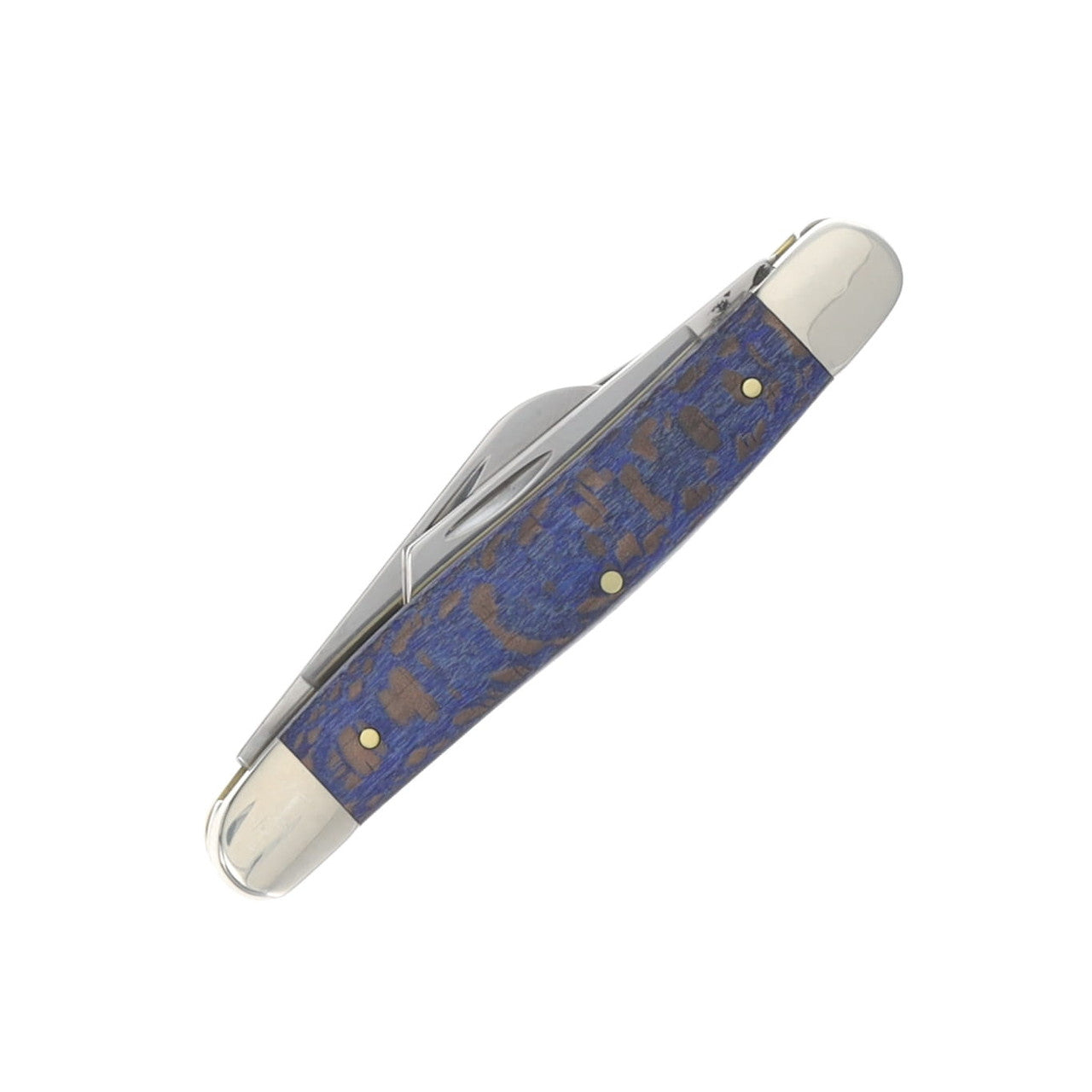 Case XX Stockman Folding Knife Blue Sycamore Wood CA63732