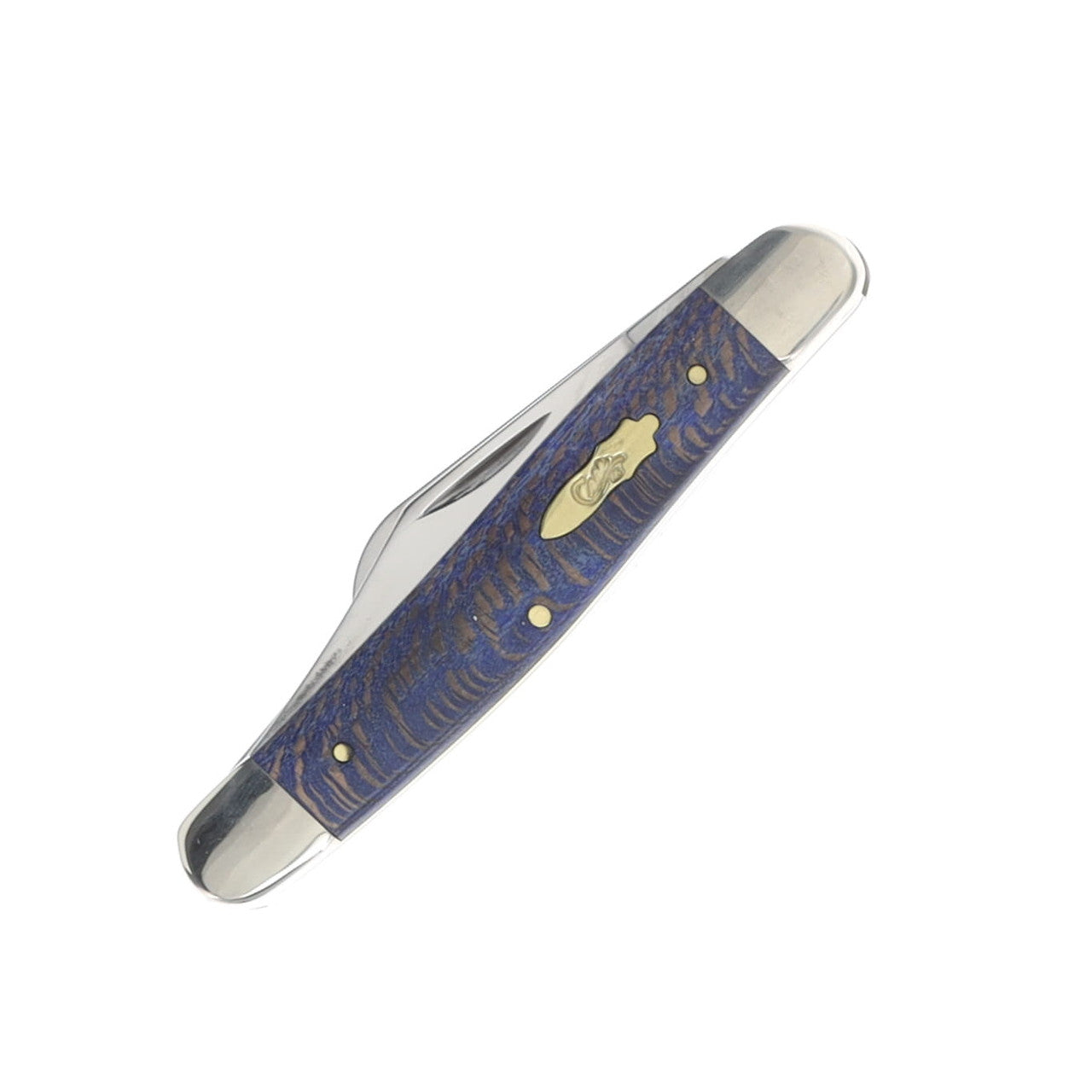 Case XX Stockman Folding Knife Blue Sycamore Wood CA63732