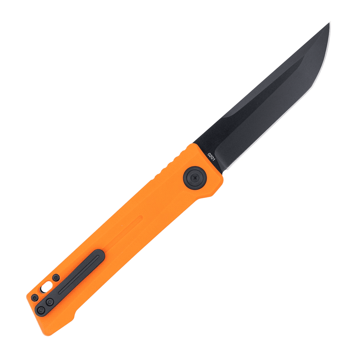 CobraTec Inferno orange Automatic Knife – Power Meets Precision CTIFRORG