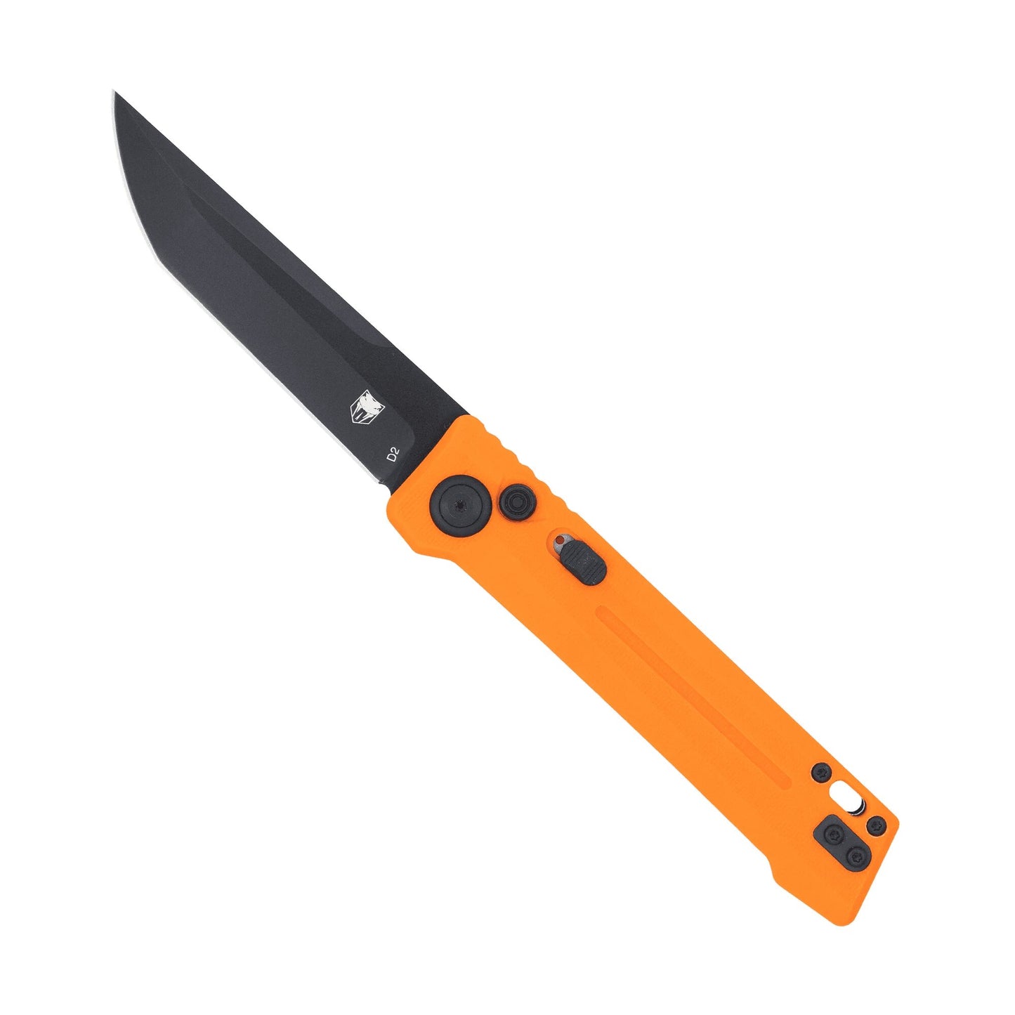 CobraTec Inferno orange Automatic Knife – Power Meets Precision CTIFRORG