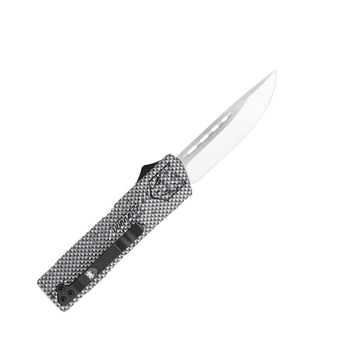 CobraTec Lightweight Carbon fiber (Cerakote) OTF Knife – D2 Blade  Dual Action CFCTLWDNS