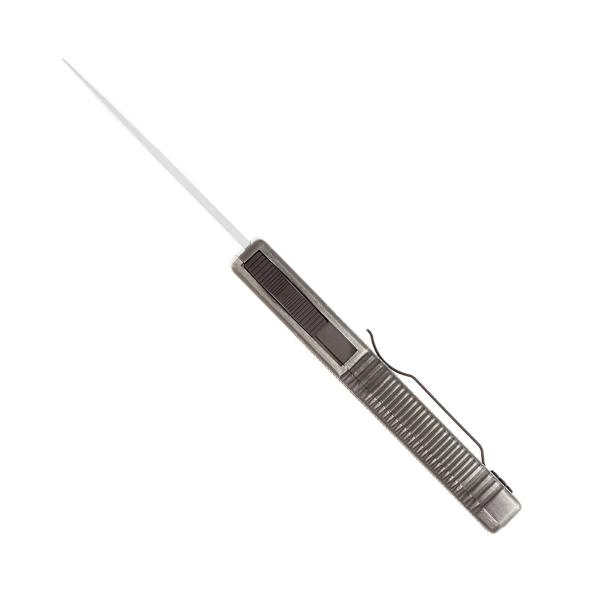 CobraTec Lightweight Stonewash (Cerakote) OTF Knife – D2 Blade  Dual Action SWCTLWDNS