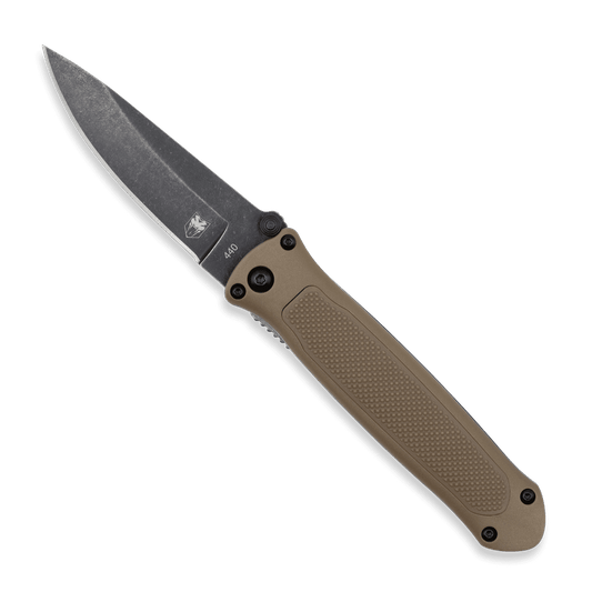 CobraTec Quick Strike Gen 2 – Hidden Release Automatic Knife (Brown)