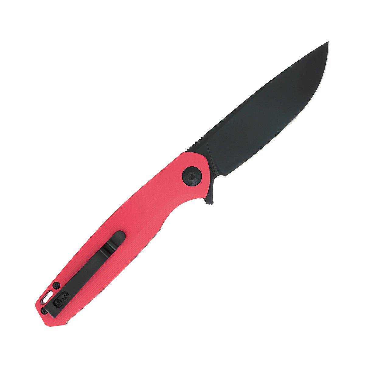 CobraTec RATH – D2 Black Blade / Red G10 Handle CTRATHRED