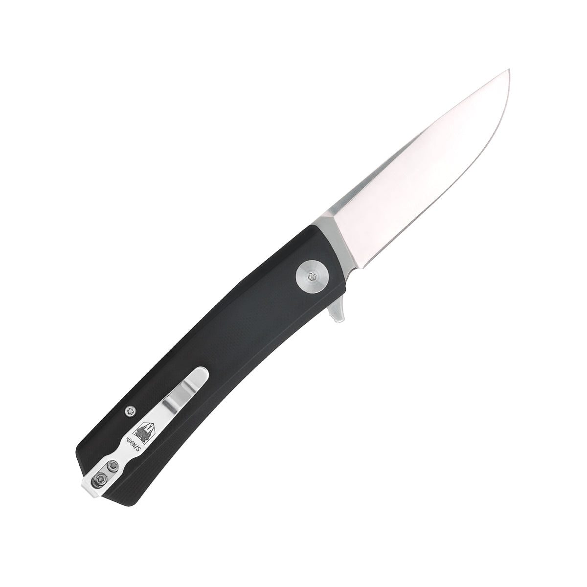 Cobratec Knives Serpent Linerlock Black G10 Folding D2 Steel Pocket Knife CTSRPBLK