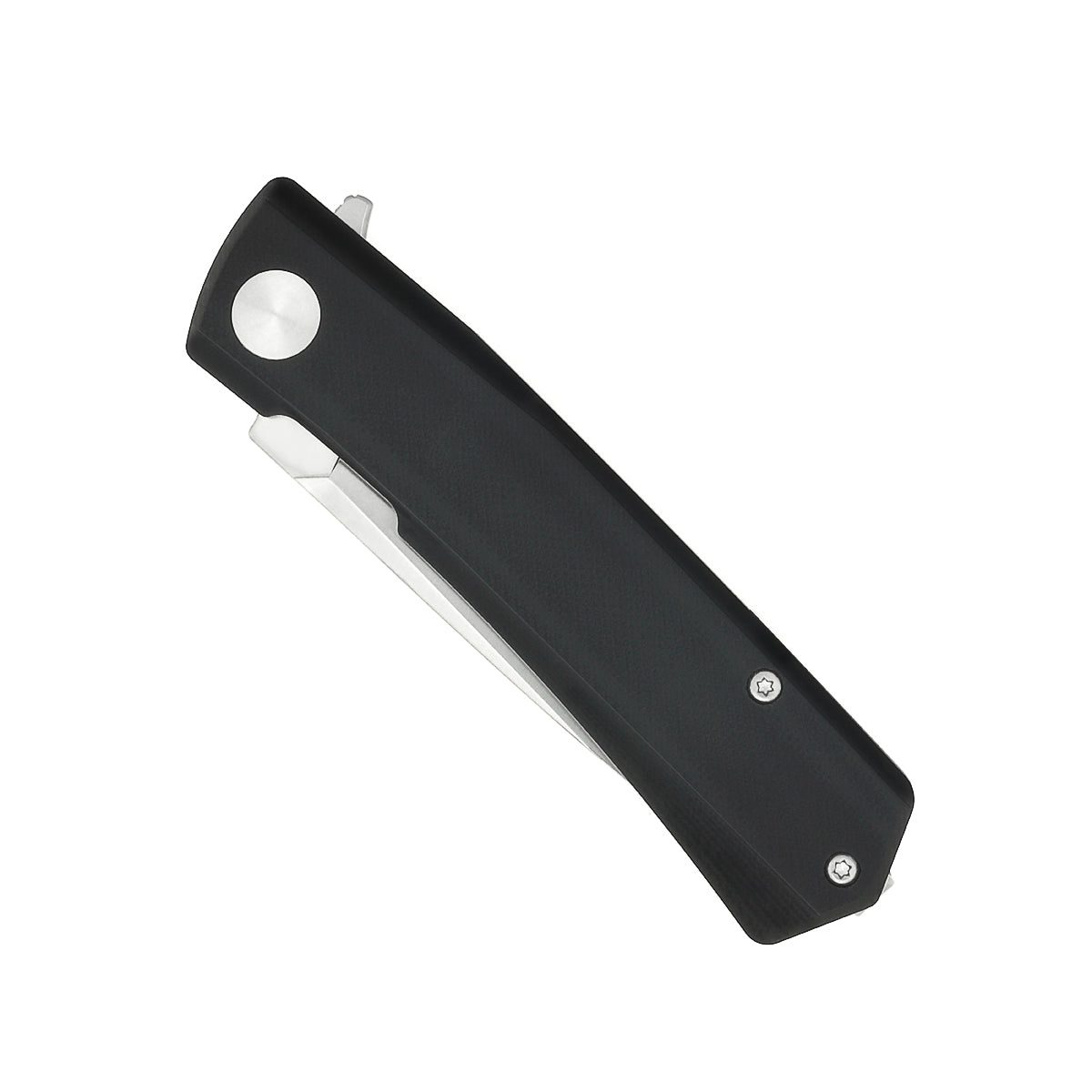 Cobratec Knives Serpent Linerlock Black G10 Folding D2 Steel Pocket Knife CTSRPBLK