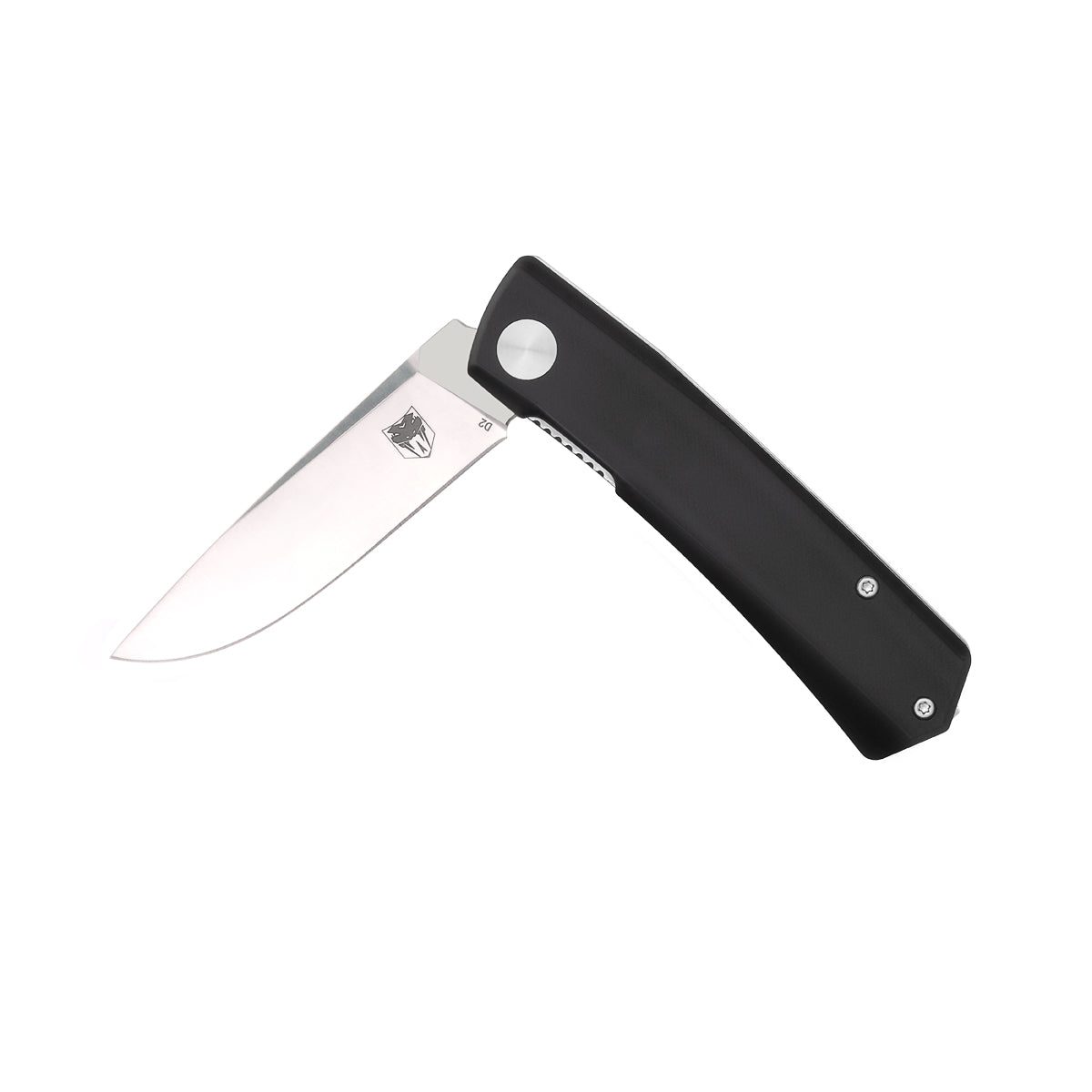 Cobratec Knives Serpent Linerlock Black G10 Folding D2 Steel Pocket Knife CTSRPBLK