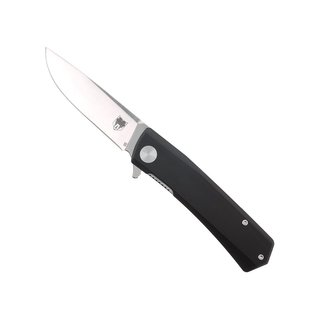 Cobratec Knives Serpent Linerlock Black G10 Folding D2 Steel Pocket Kn ...