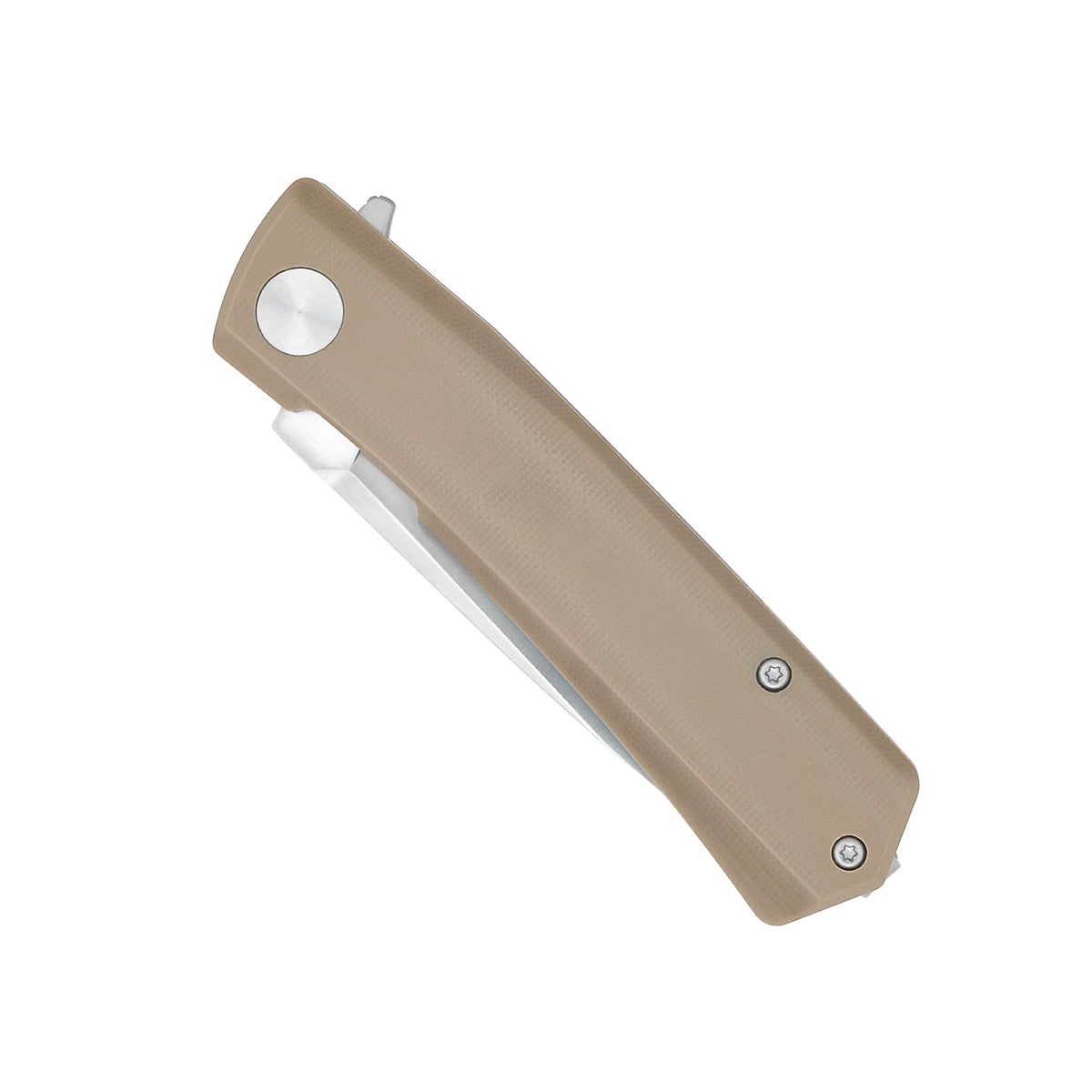 Cobratec Knives Serpent Linerlock Tan G10 Folding D2 Steel Pocket Knife CTSRPTAN