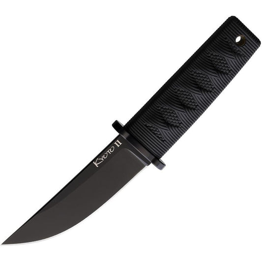 Cold Steel Kyoto II Boot Knife Fixed 3.50" Black  Blade, Black Handle, Sheath 17DB-BKBK