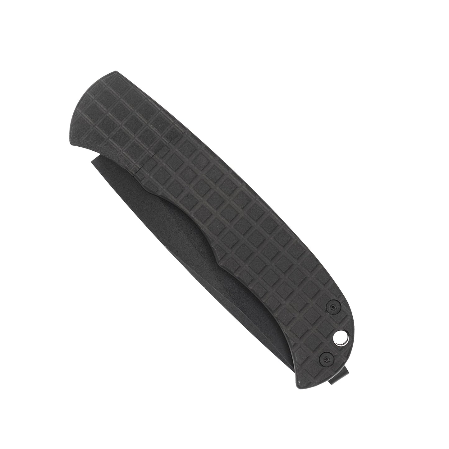 CobraTec Cyclone Black Hidden Release Automatic Knife (Black Titanium D2 Blade) CTCLNHRBLK