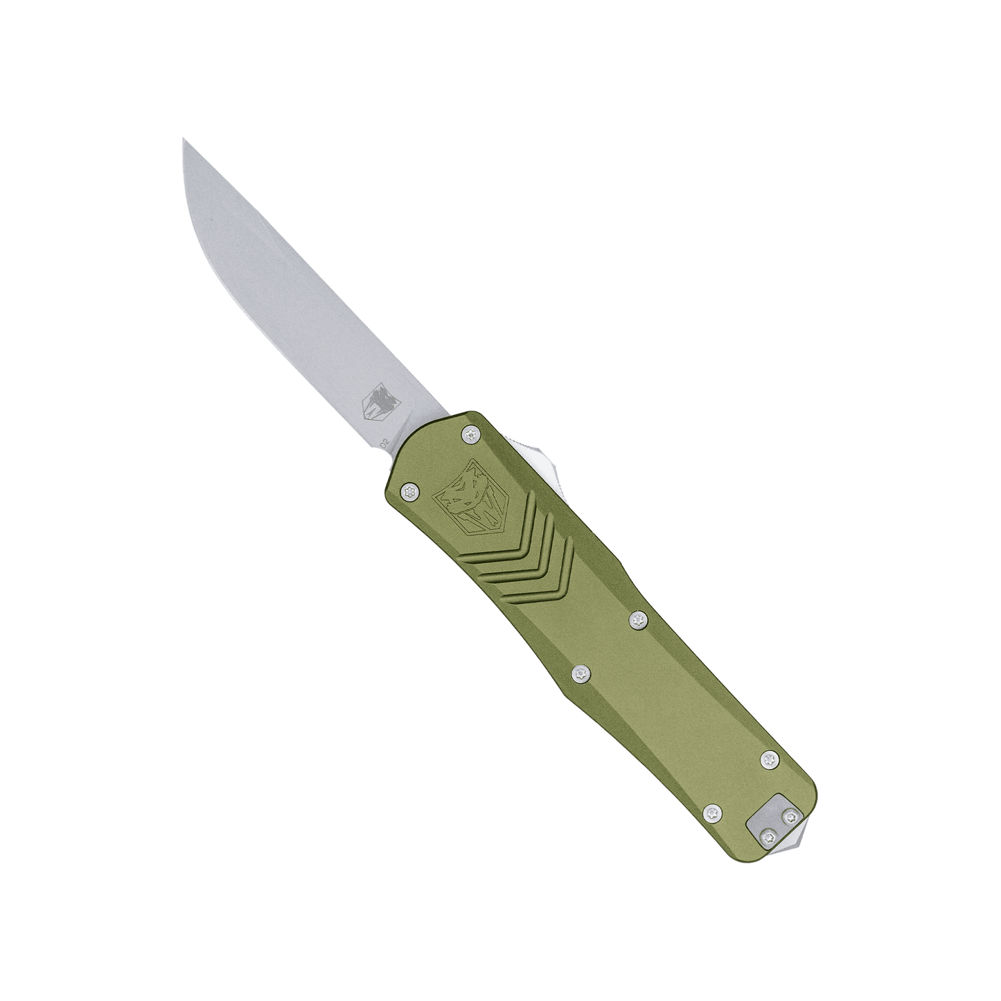 CobraTec Medium FS-X Gen III OTF Knife – OD Green D2 Steel Dual Action Automatic Knife MODGFS-XGEN3DNS