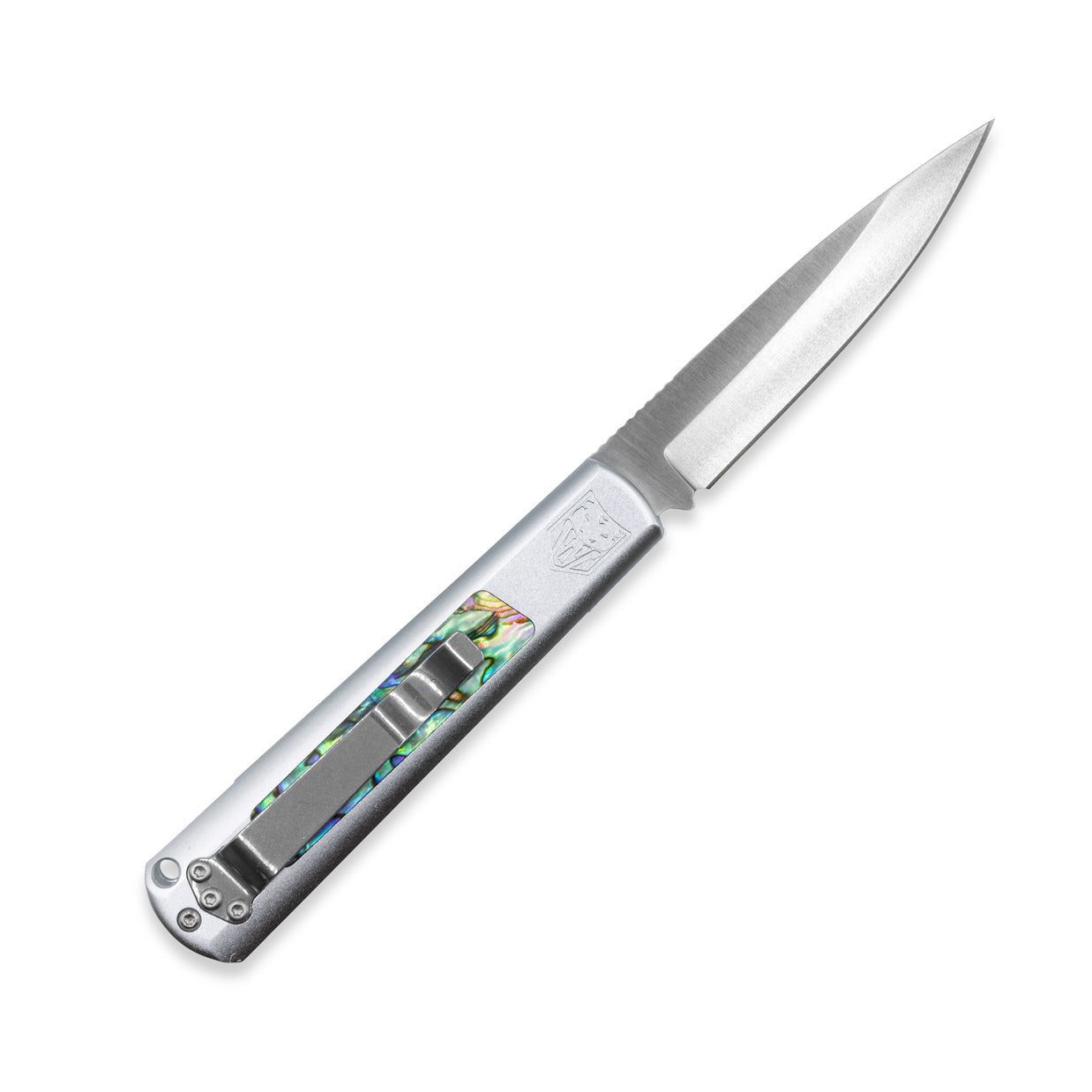 Gideon Hidden Release Abalone with Silver Bolster CTGSHRABA154