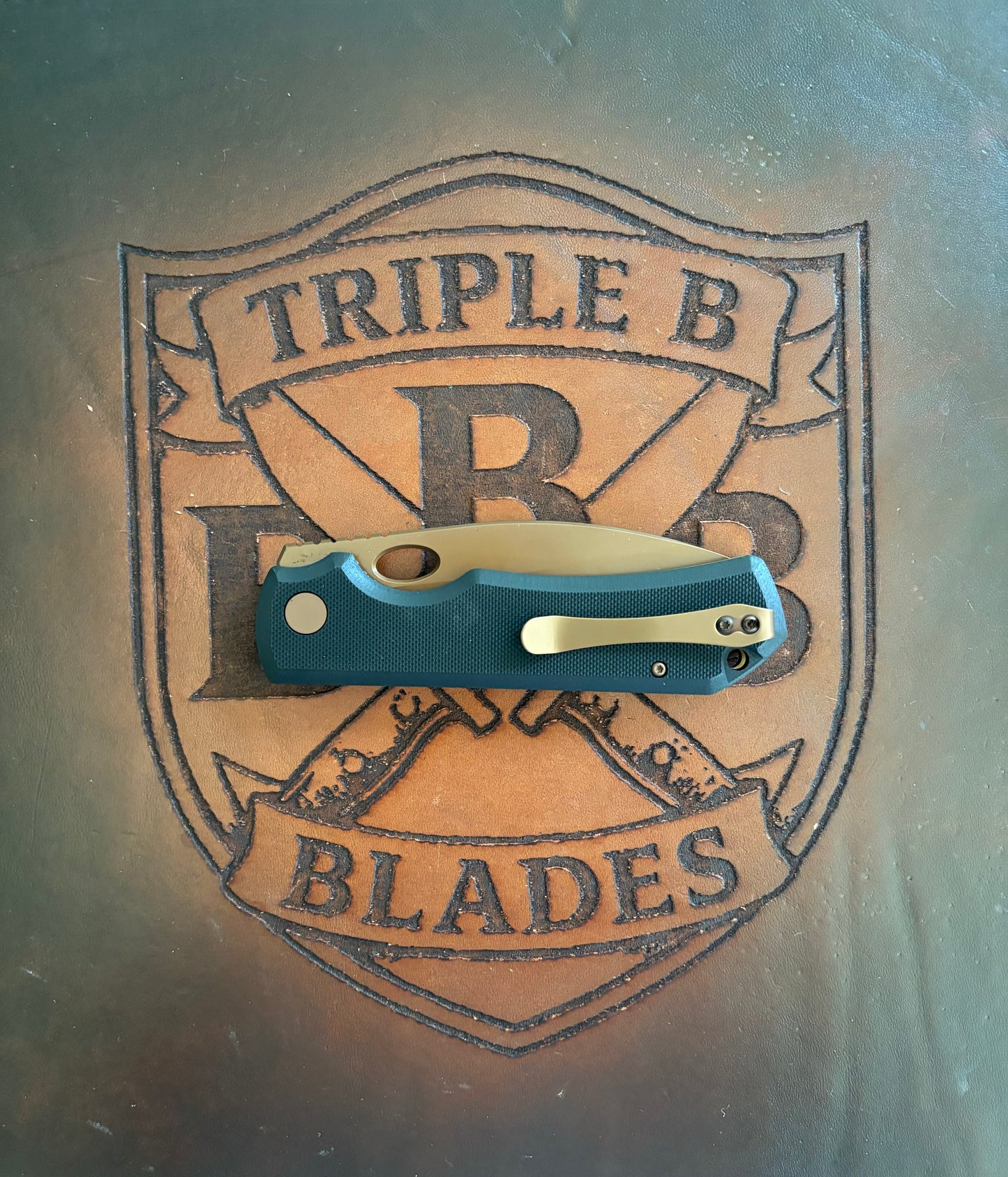 BNB Knives Stryker Folding Knife G10 Handle Dune/Black BNB9790M