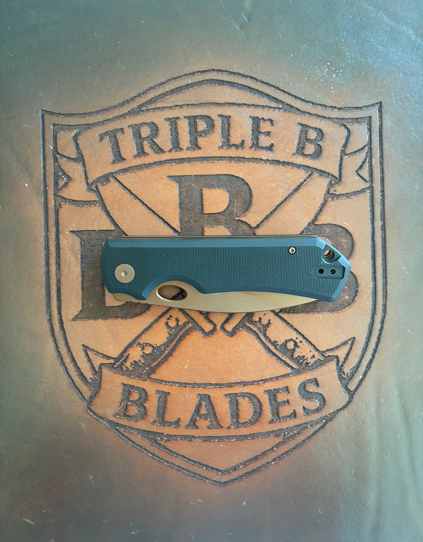 BNB Knives Stryker Folding Knife G10 Handle Dune/Black BNB9790M