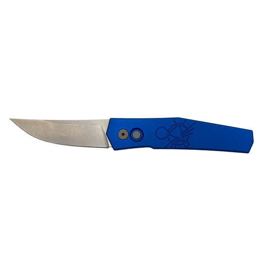 GiantMouse ACE Elmer Blue Mouse Folding Knife ELMER-BLUE