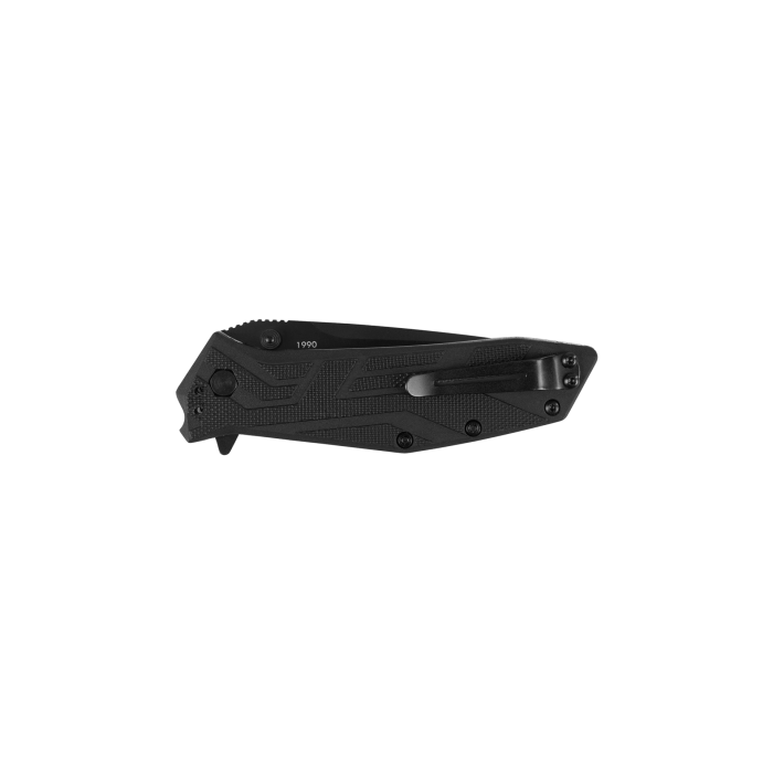 Kershaw Brawler Assisted Opening Knife Black GFN Handle 3" Black-Oxide Tanto Blade 1990