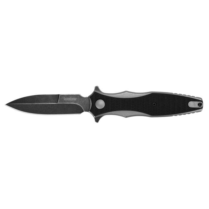 Kershaw Decimus Folding Knife Assisted Opening, Black Wash Blade 1559