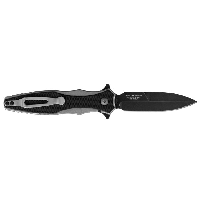 Kershaw Decimus Folding Knife Assisted Opening, Black Wash Blade 1559