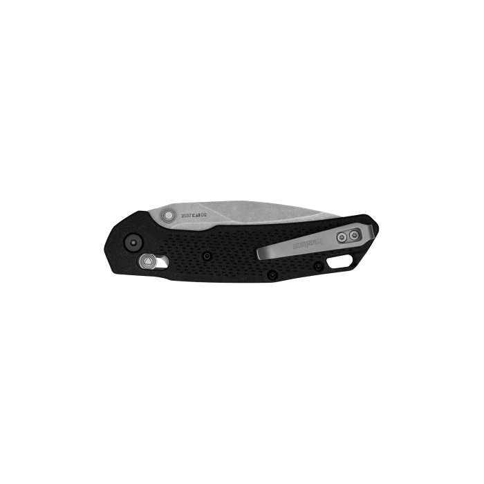Kershaw Heist Folding Knife DuraLock, D2 Steel, Deep Carry Clip Model: KS2037
