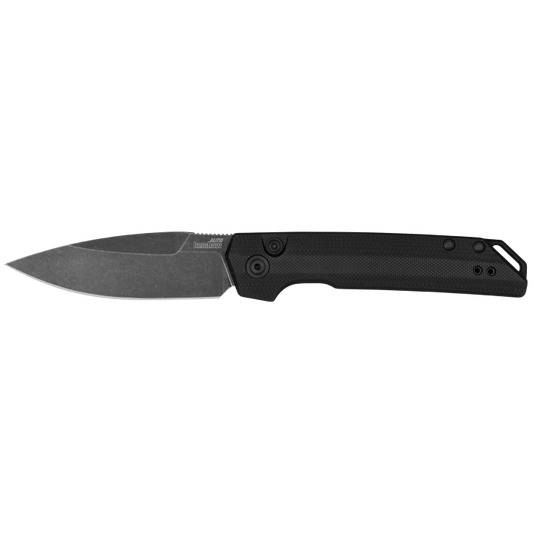 Kershaw Launch Iridium G10 MagnaCut Spear Point Black G10 Aluminum Handle Made in USA