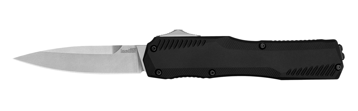 Kershaw 9000 Livewire OTF Knife 3.3" CPM-MagnaCut Stonewashed Spear Point Blade