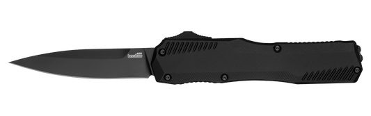 Kershaw Livewire MagnaCut  OTF Automatic Knife Black 3.4" Black Spear point Blade 9000BLK