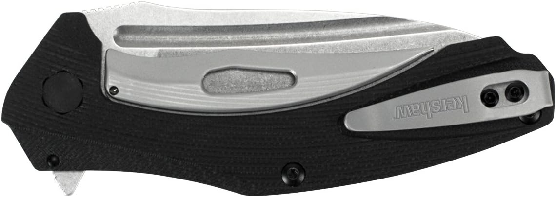 Kershaw Natrix 7007 Knife, Folding Knives with Drop Point Blade,  KVT Ball Bearing Opening