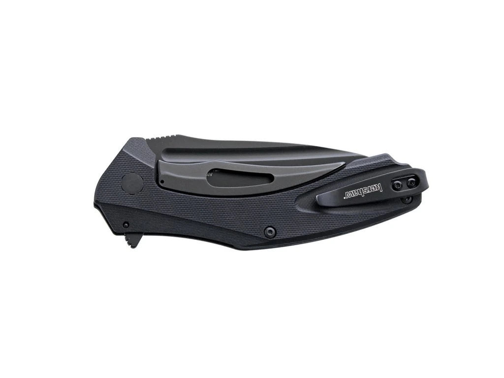 Kershaw Natrix XL Sub-Frame Lock Knife Black G-10 3.75" Black Blade 7008BLK