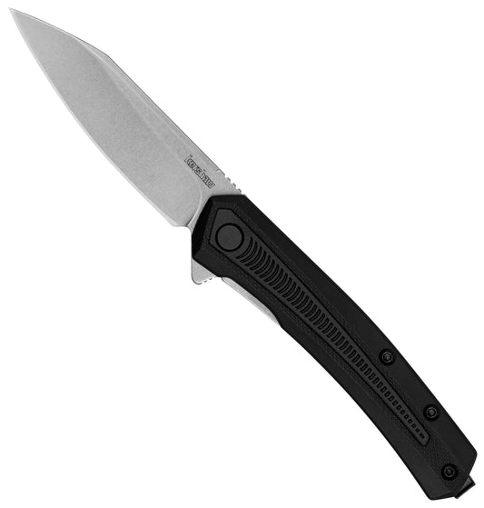 Kershaw Raygun Folding Knife 2.8 Inch Plain Stonewash Reverse Tanto KS1427