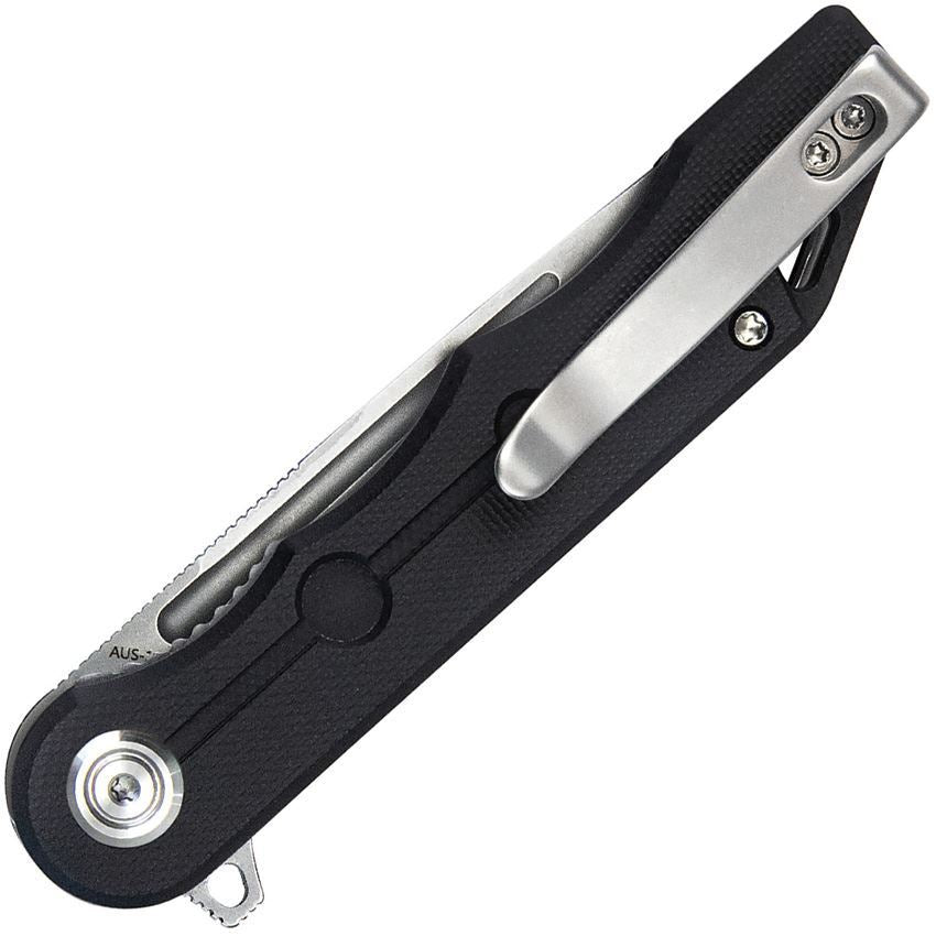 Kubey Mizo KU312A Folding Knife – AUS-10A Blade | Black G10 Handle