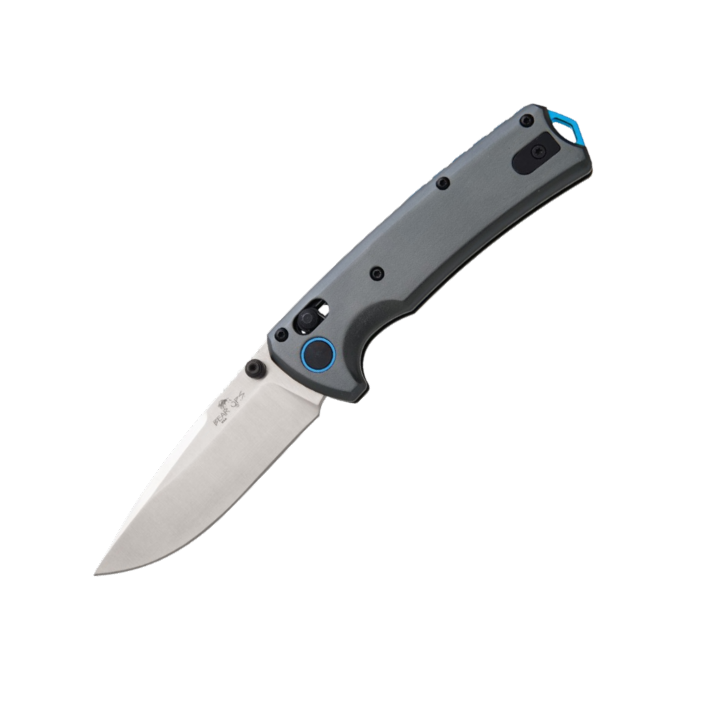 Bear & Son Nekama™ II Drop Point - Gray/Blue MC-1100-ALGY-S