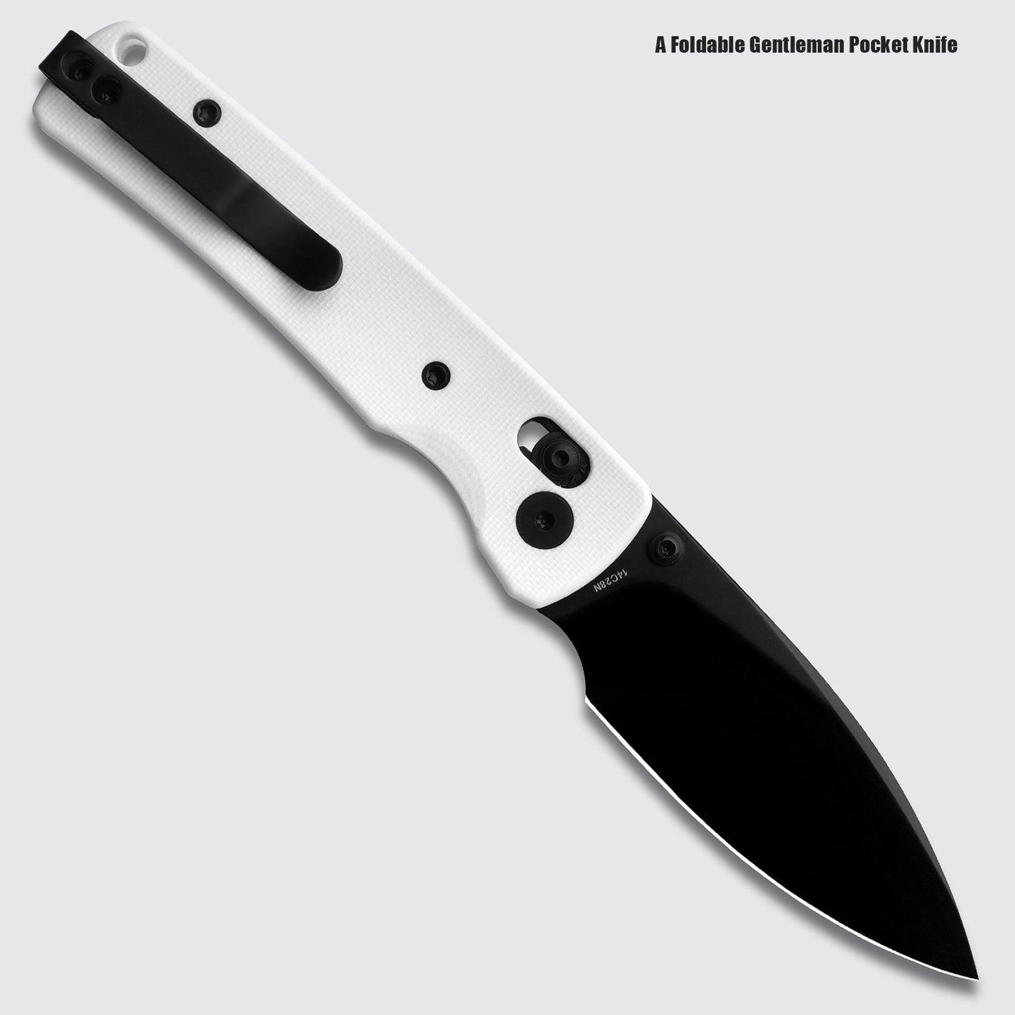 Miguron Vakor Axis Lock Black G10 Handle Stonewashed 14C28N Blade MGR817AWH