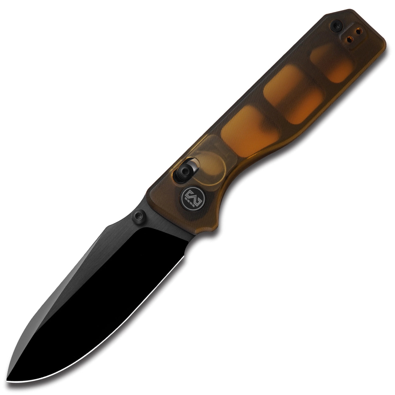 Miguron Vane II Cross-Bar Lock Folding Knife  3.25" M390 DLC & Satin Drop Point Blade PEI Handle | MGR825APE