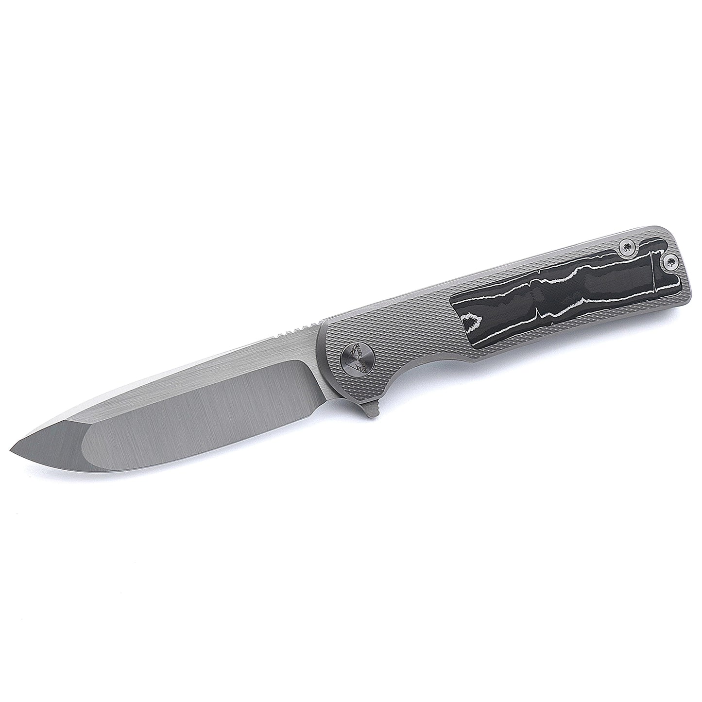 Miguron -Ameight Knives Kermu Knife 3.5" Hand Hollow Ground Rubbed Satin M390 Blade