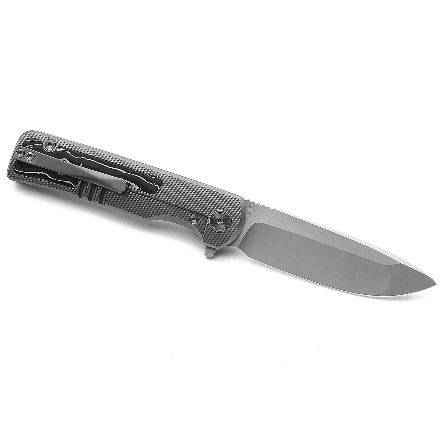 Miguron -Ameight Knives Kermu Knife 3.5" Hand Hollow Ground Rubbed Satin M390 Blade