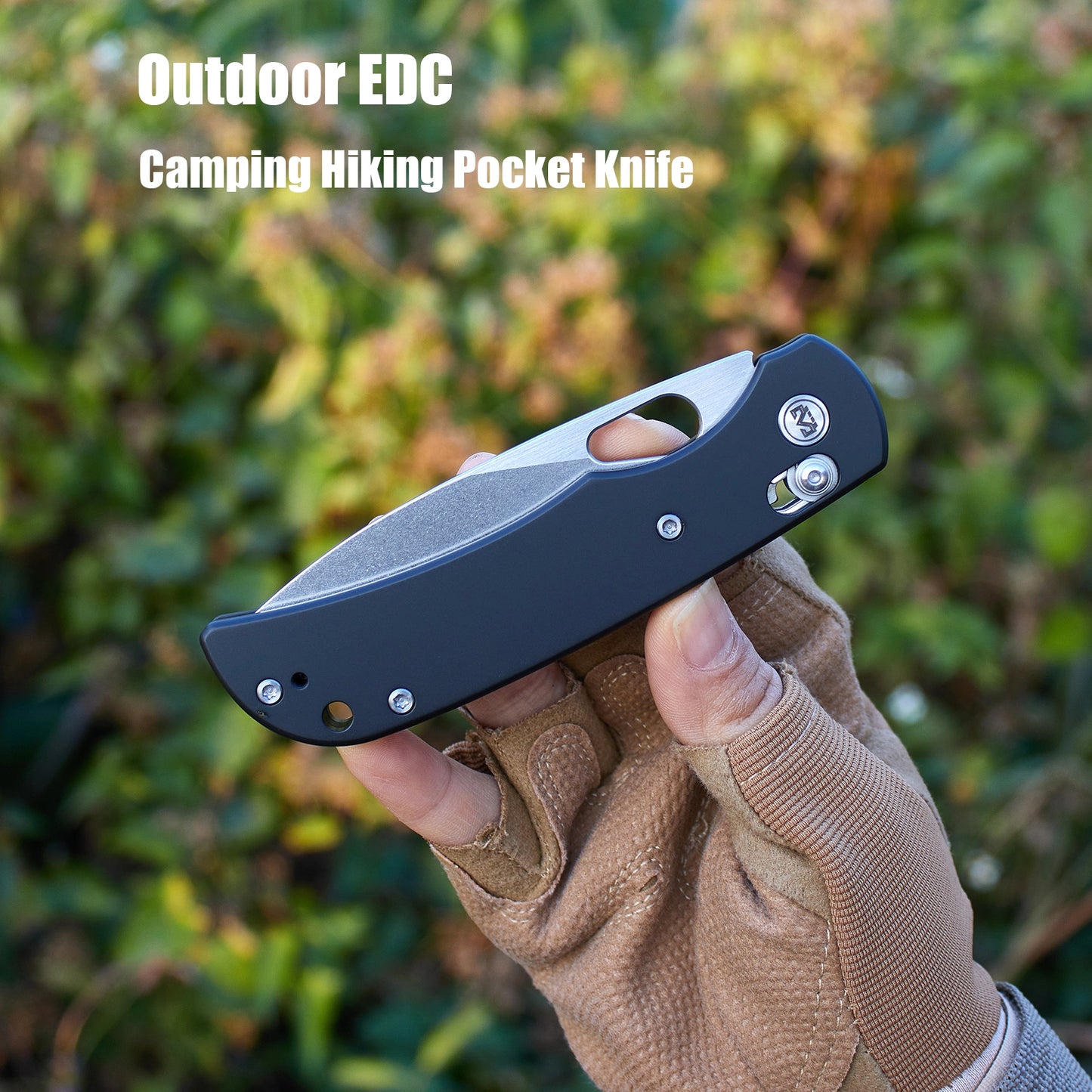 Miguron Moyarl Crossbar Lock Knife  3.25" 14C28N Blade, Titanium Handle (MGR-621ABK)