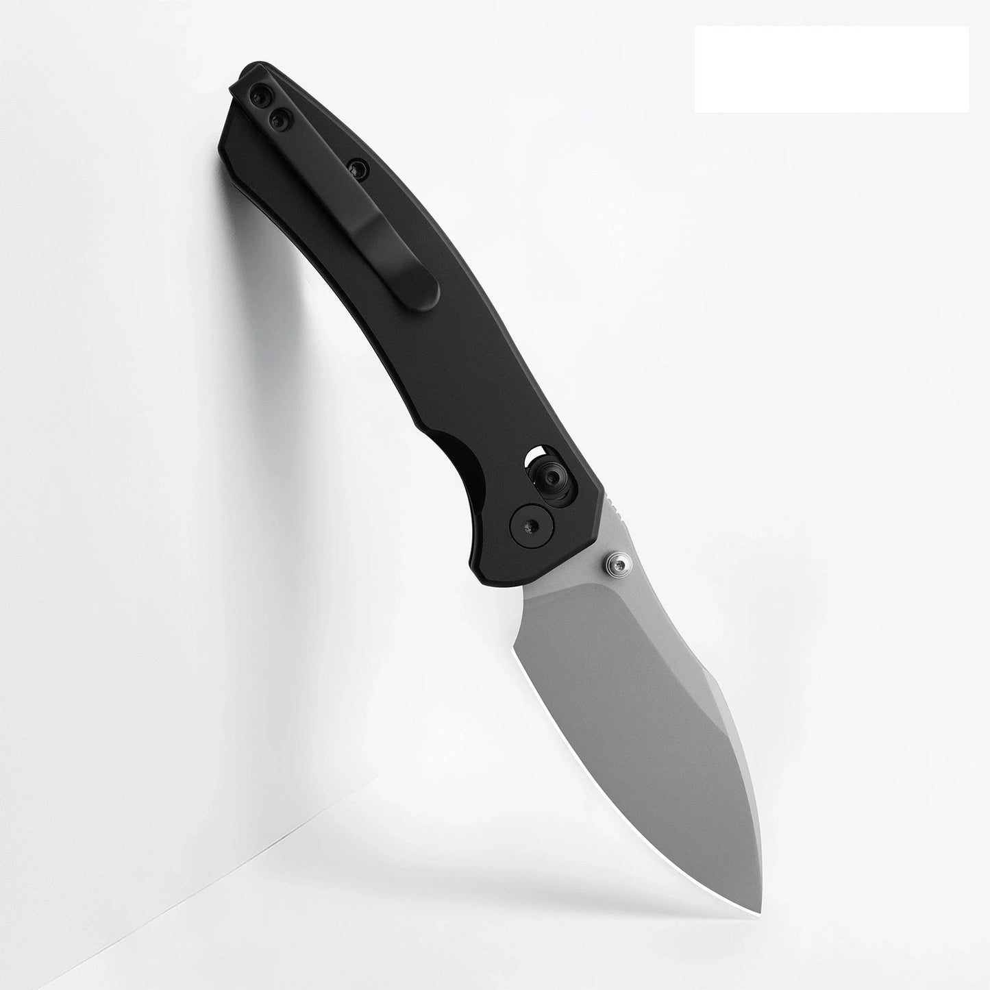 Miguron Norsa Folding Knife Black PVD Aluminum Handle D2 Plain Edge  MGR820ABK