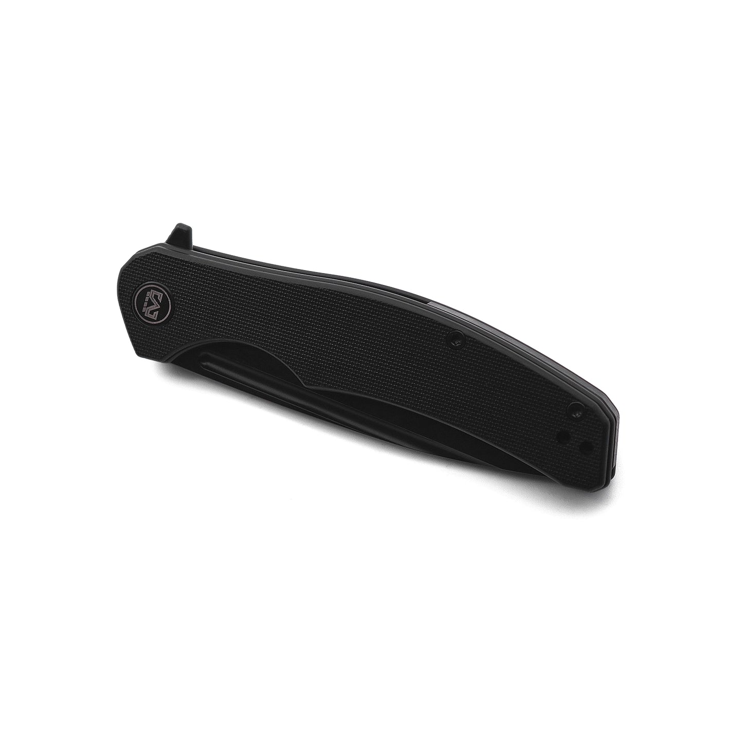Miguron Velona II Folding Knife Black G10 Handle 14C28N Plain Black Blade MGR-803BKII