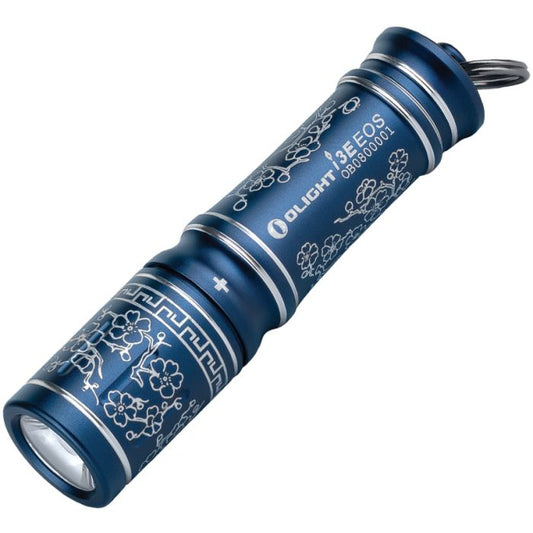 Olight i3E Flashlight Blue Porcelain
