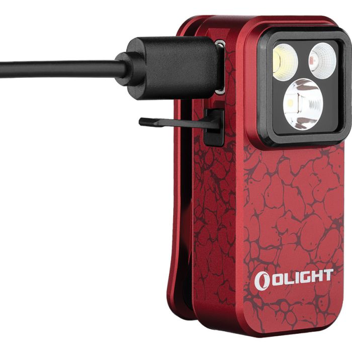 Olight Oclip Pro Clip Molten Lava