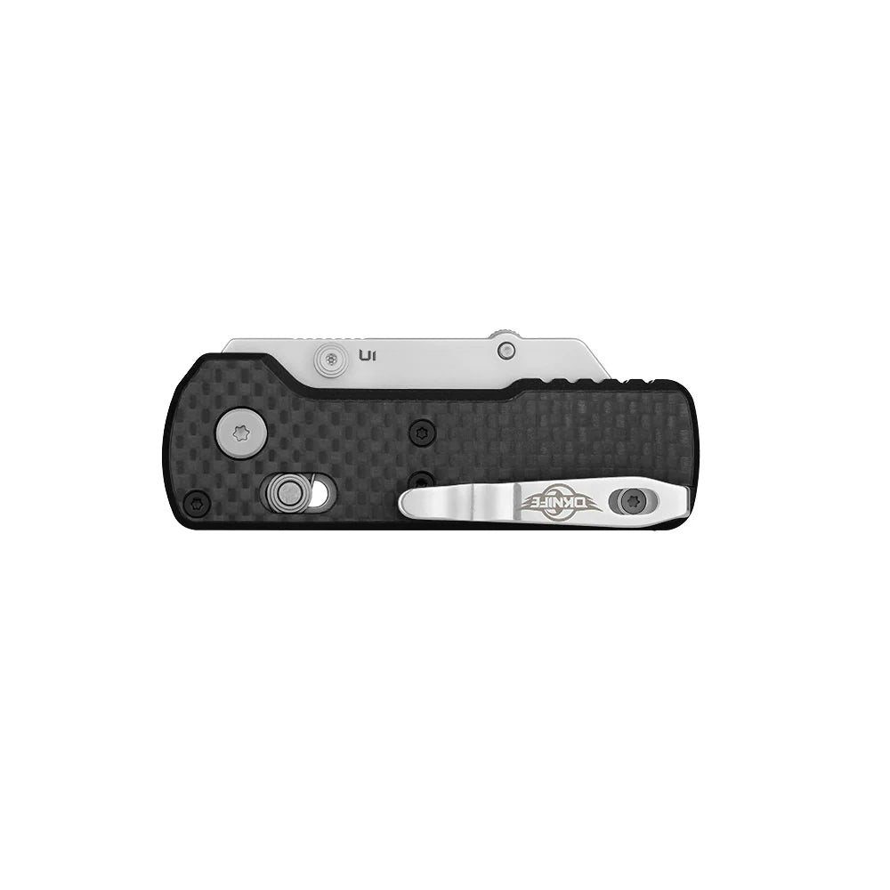 Oknife  U1 Carbon Fiber Utility Knife – Compact, Lightweight EDC with Rail Lock